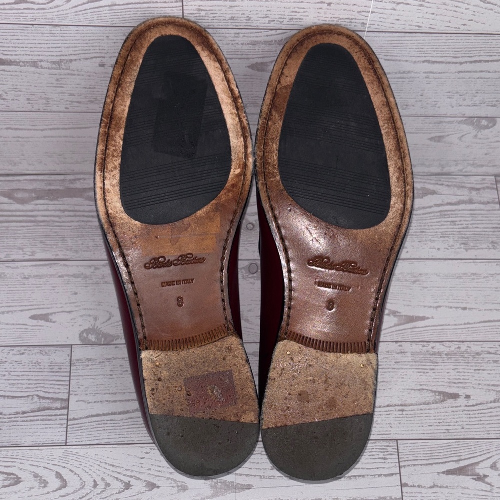 Brooks Brothers Burgundy Leather Loafers - Picture 5 of 6